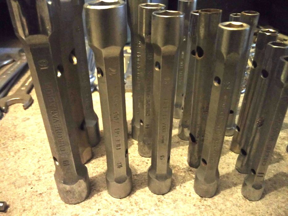 22 Chaves de Tubos ou Tubulares Cromio Vanadium