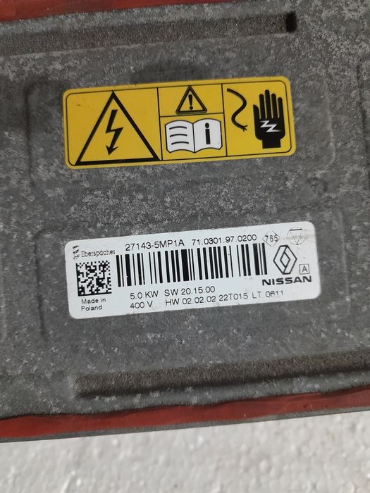 Підігрів охолоджувальної рідини Nissan Ariya   код271435МР1А