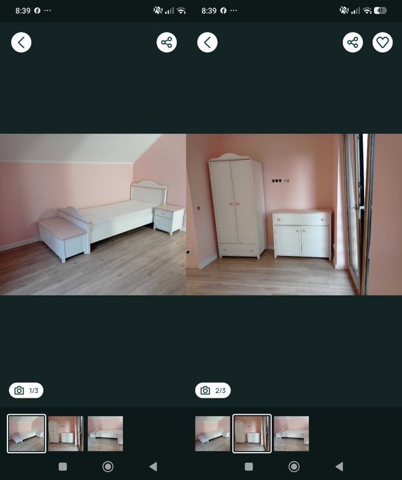 5 el. komplet mebli dziecięcych LUNA