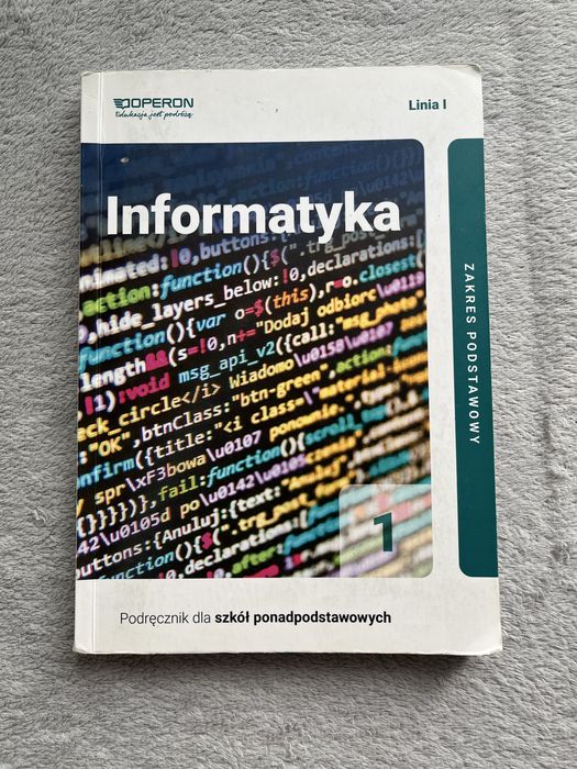 Informatyka 1 OPERON zakres podstawowy