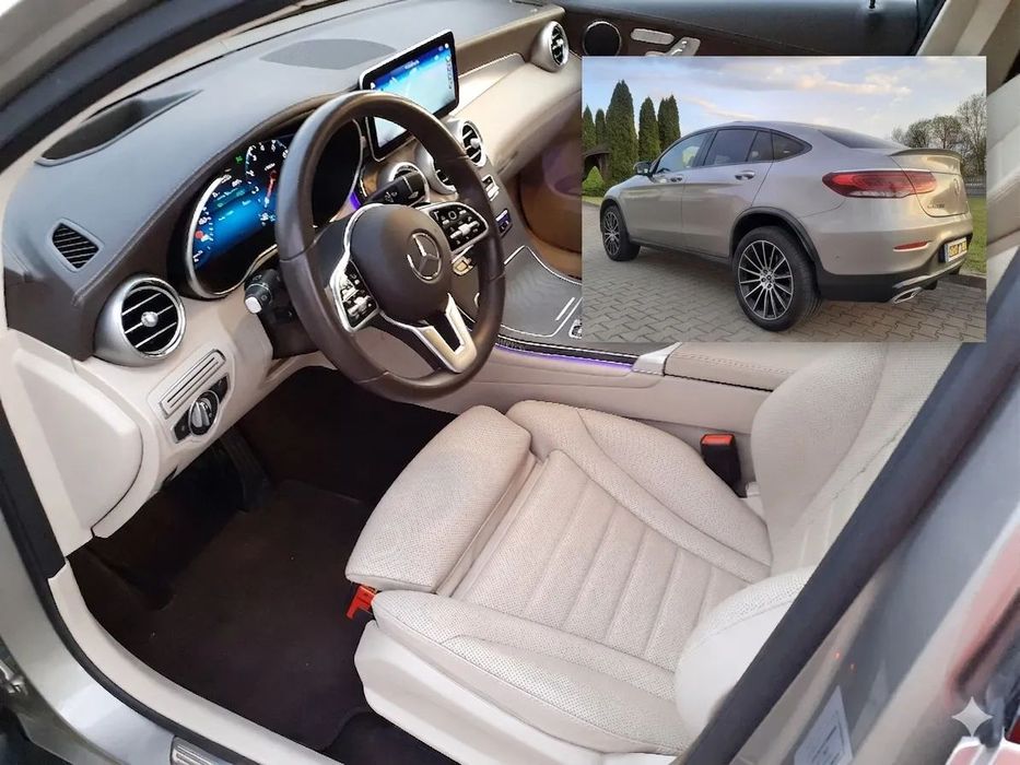 Mercedes-Benz GLC 200 4Matic COUPE AMG Fv 23% Masaże Airmatic Webasto Distronic Hak PL !