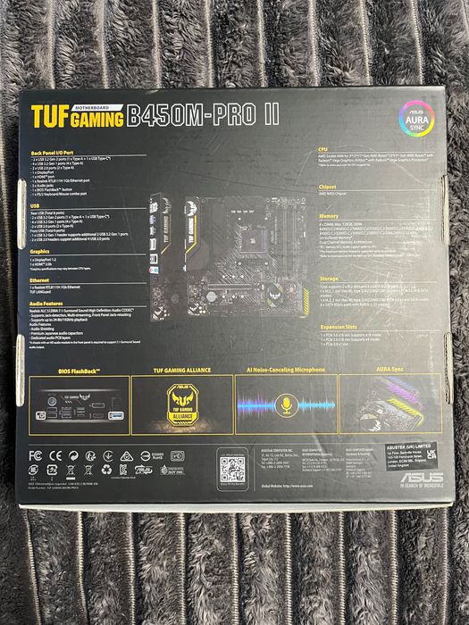 Материнська плата Asus TUF Gaming B450M-Pro II