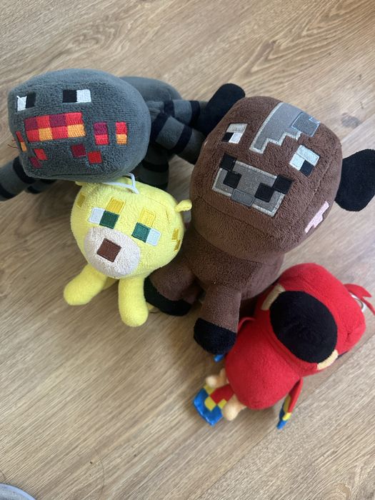 Іграшка майнкрафт набір minecraft мякі іграшки