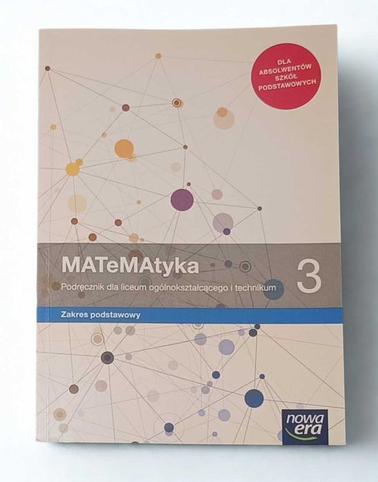 MATEMATYKA 3 podręcznik + GRATIS dopasowana okładka + GRATIS dostawa! NOWA ERA zakres podstawowy z okładką