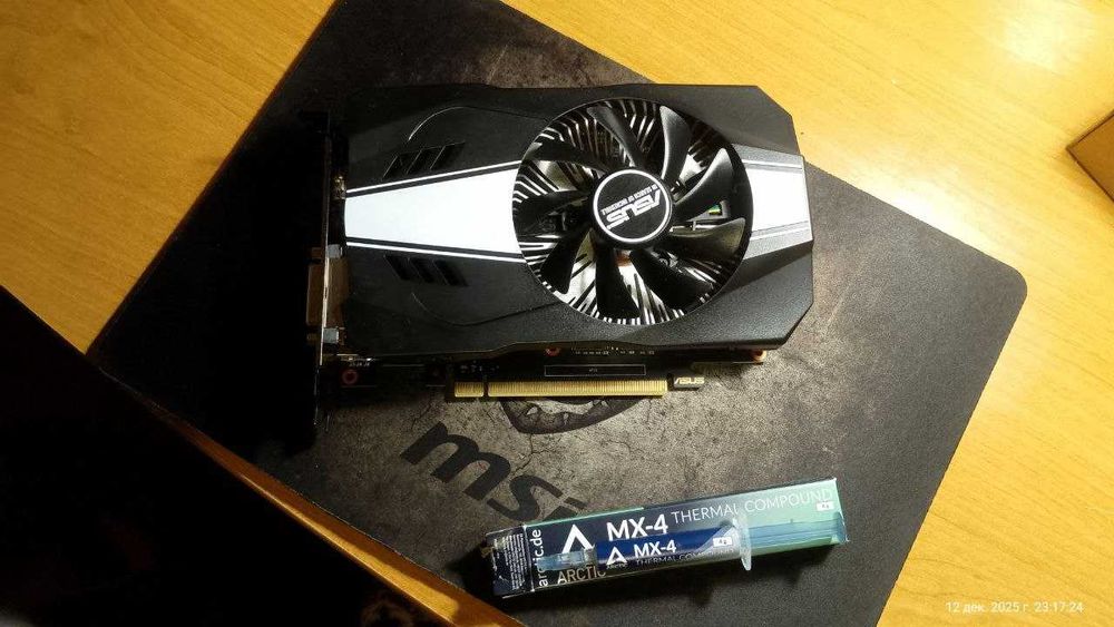 ASUS GTX 1060 Phoenix 6GB / замінена термопаста / тиха / не майнилась