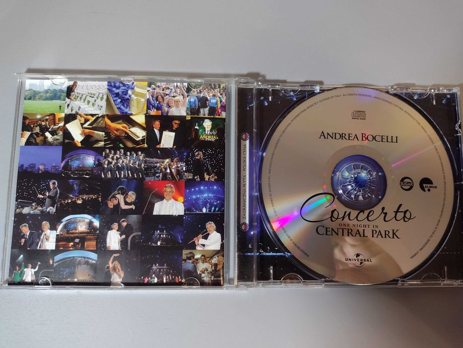 CD Andrea Bocelli One Night in Central Park Concerto