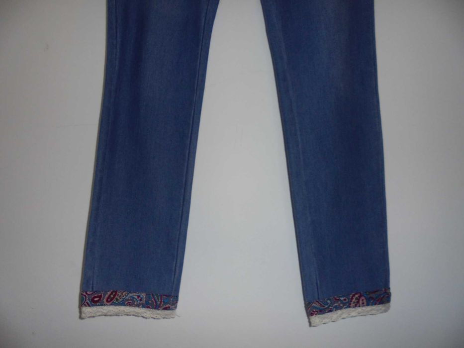 calça de senhora em ganga