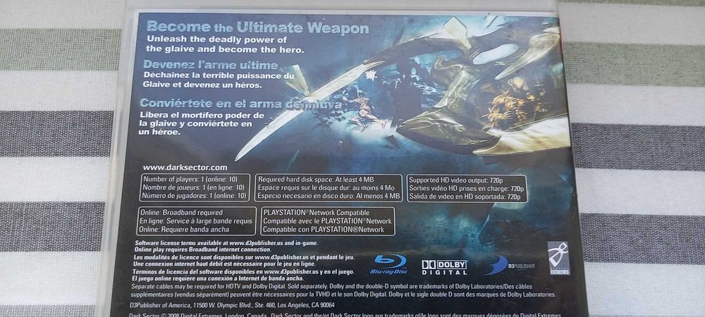 Gra Dark Sector na PS3