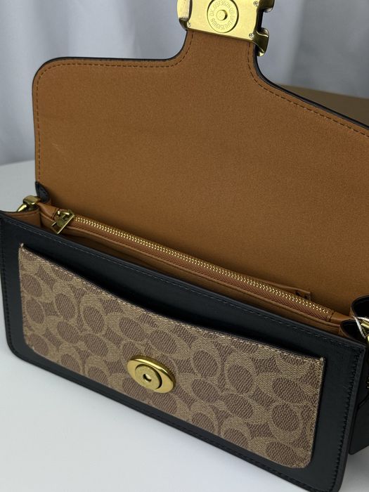 Жіноча сумка Coach tabby original шкіряна