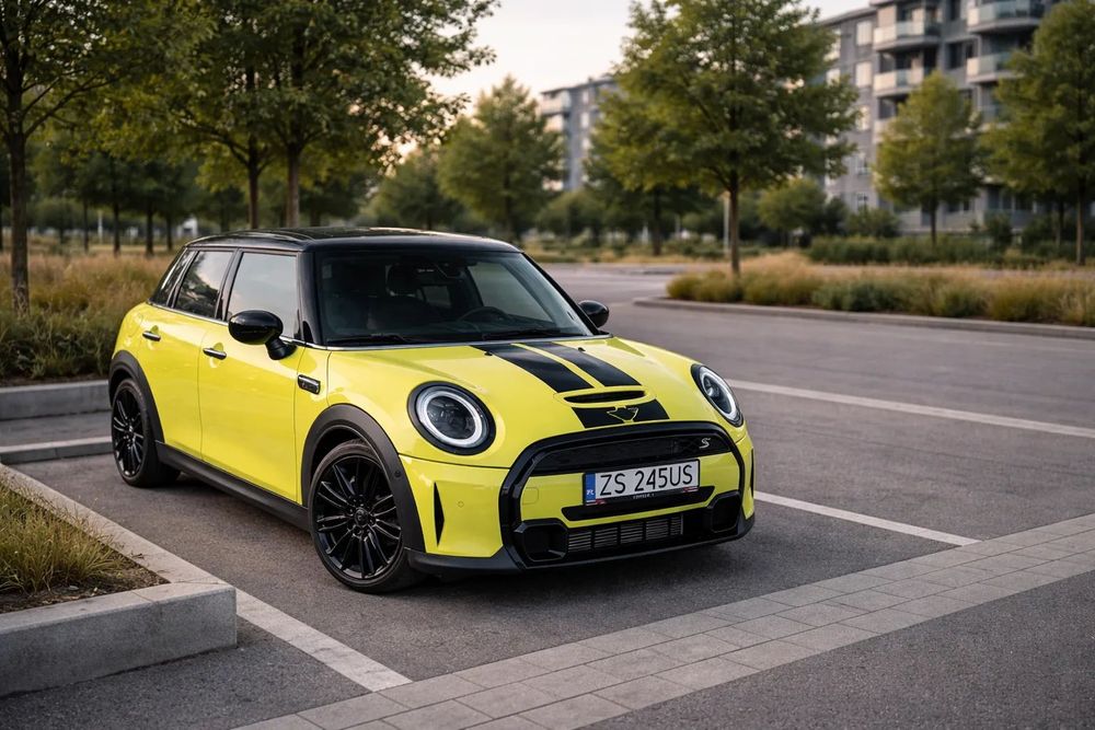 MINI Cooper S MINI Cooper S 2.0 192KM Automat Panorama  HUD 2023 Zesty Yellow 33 000