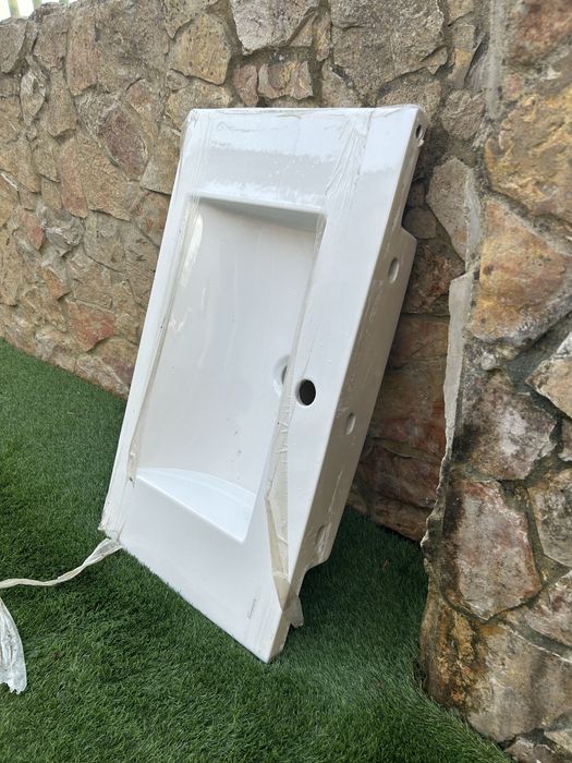 Lavatório Valadares ONE LINE 80cm Branco