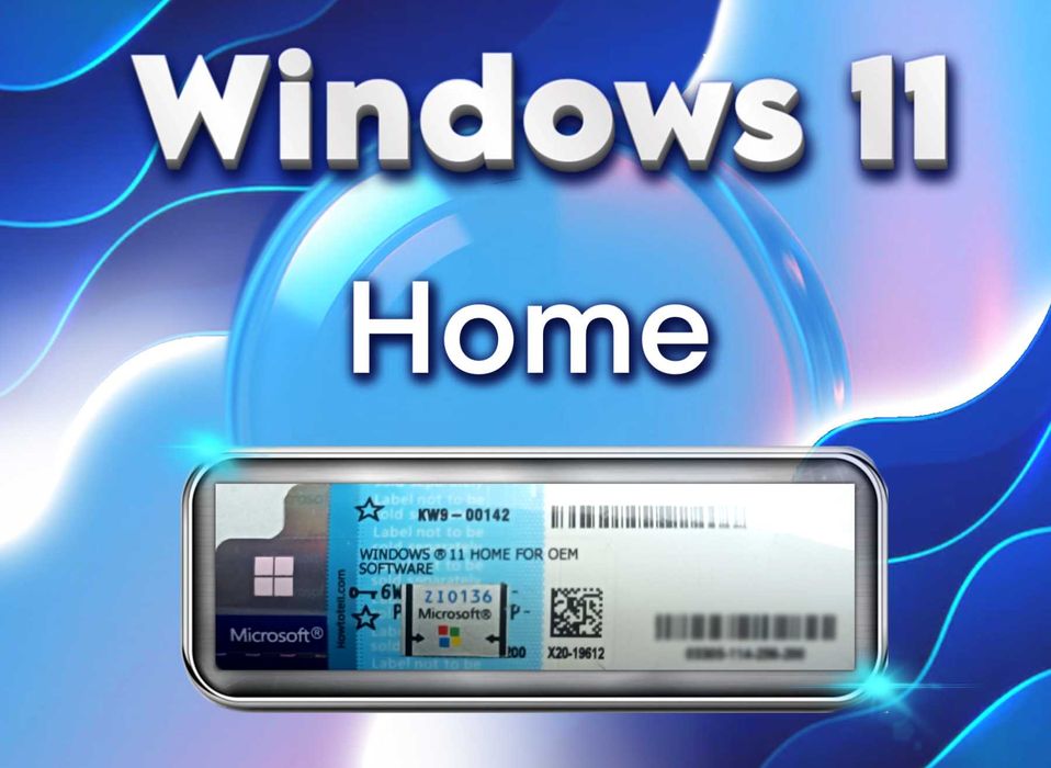 Windows 11 Home Naklejka COA Klucz Licencja