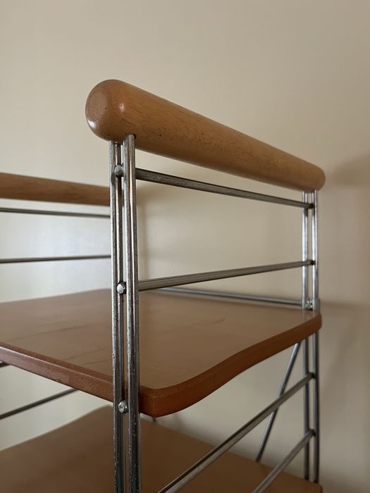 Prateleira de Ferro com Madeira