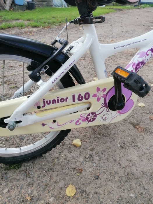 Rowerek Wheeler Junior 160 dziewczęcy