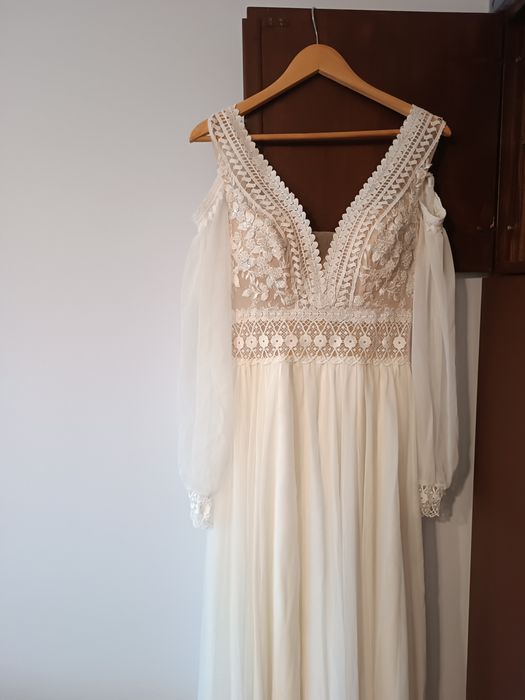 Suknia ślubna boho