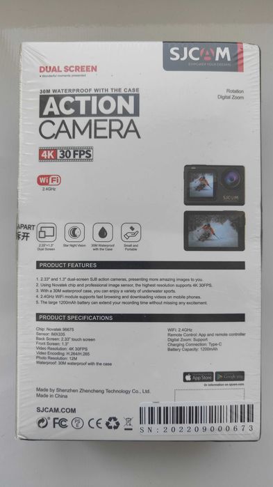 Екшн-камера SJCAM SJ8 Dual Screen Black