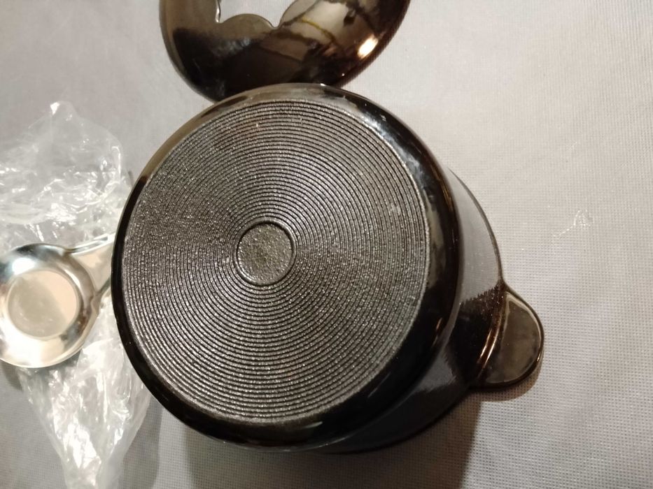 Zestaw do fondue z żeliwa Master Class czarny