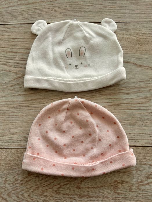 2 czapeczki 40-41 cm