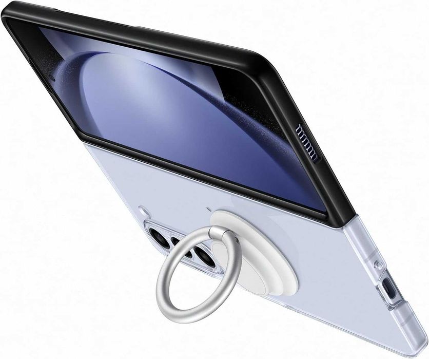 Оригинальные фирменный чехол Samsung Galaxy Z Fold 5 Clear Gadget Case