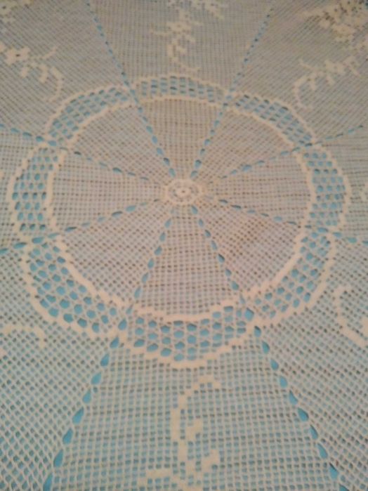 Colcha de renda toalha de renda e colcha vintage