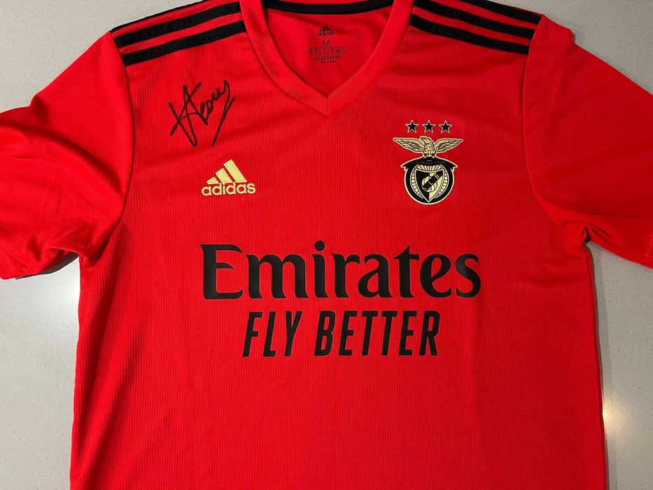 Camisola SL Benfica Autografada Jorge Jesus