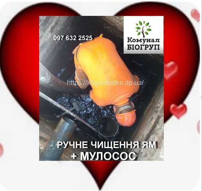 Ручная чистка сливных ям, Докопка до чистого грунта+ ГИДРО ИЛОСОС. БУР