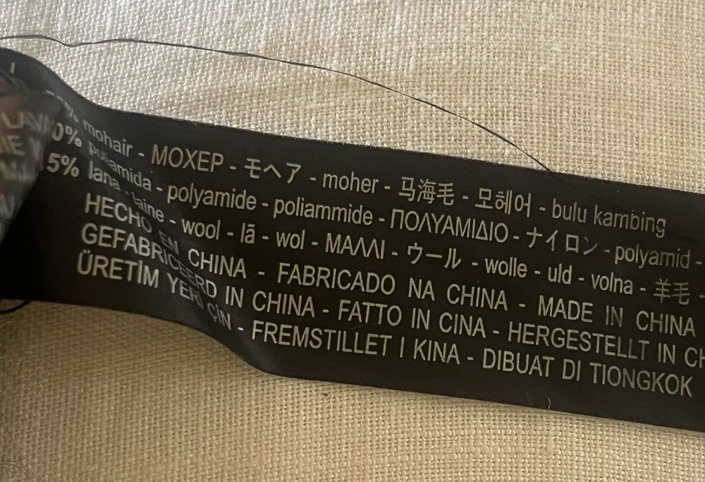 Gabardine comprida zara