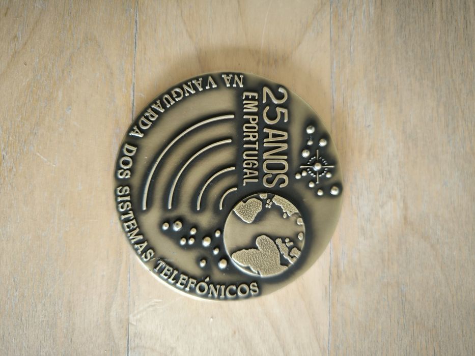 Medalhas de Bronze Ramalho Eanes/ Álvaro Cunhal/ Gen. Vasco Gonçalves