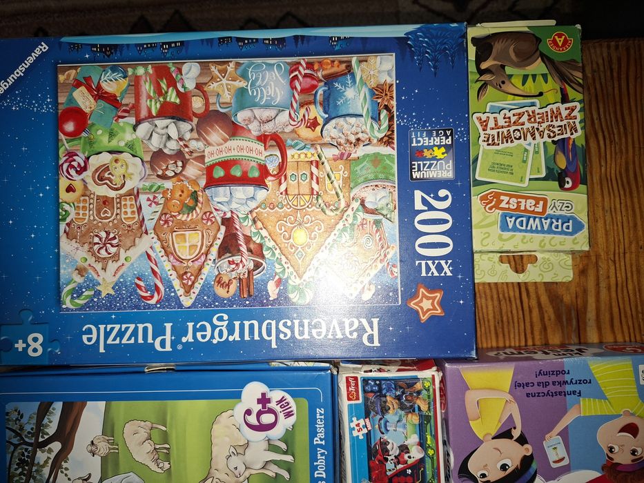 Duzy zestaw puzzli I gier 10 szt