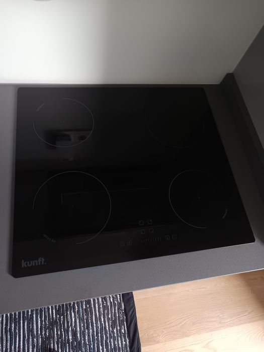 Placa de Indução KUNFT 4 Zonas — Praticamente Nova + Garantia