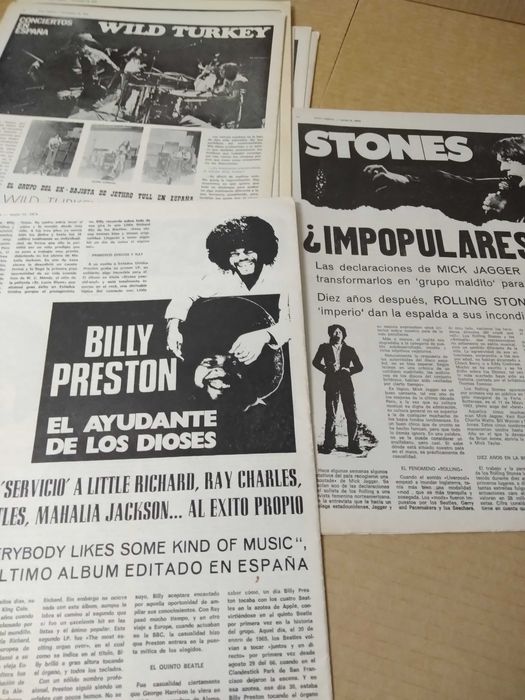 Jornal rock DISCO EXPRES- 10 números, anos 70