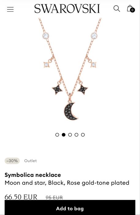 Swarovski кулончик