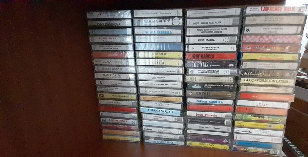 cassetes novas   K7  musica nacional, brasileira e estrangeiras