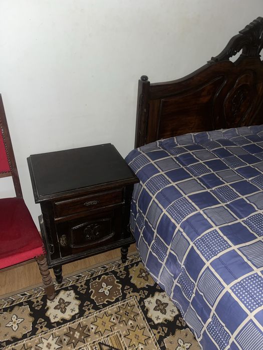 Cama madeira maciça