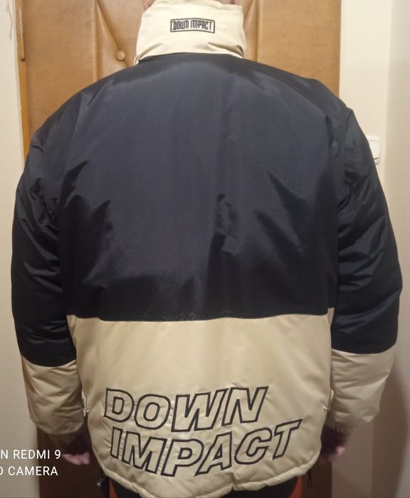 NOWA CENA  - Zimowa,  dwustronna, wodoodporna kurtka  męska