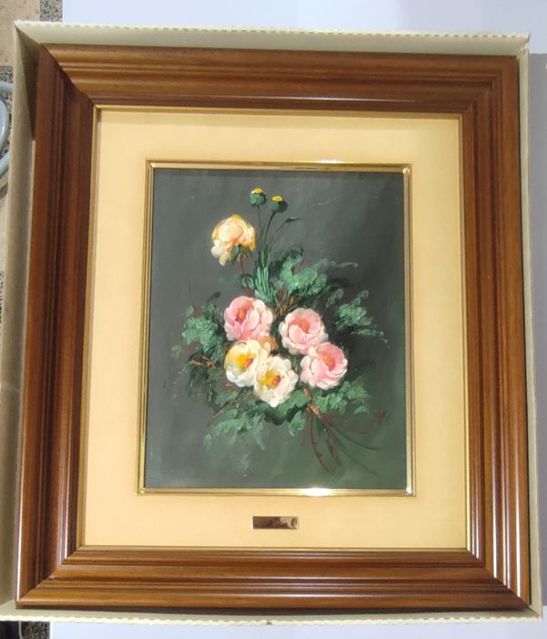 Quadro pintura a óleo - M. Valls