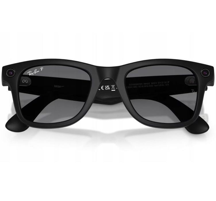 Okulary RAY BAN Meta Wayfarer Gen 2 Czarny mat