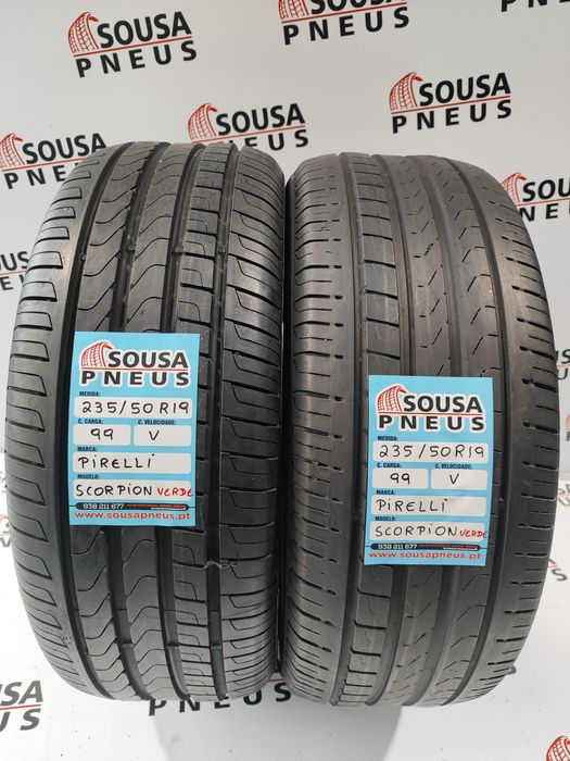 170 Euros 2 pneus semi novos 235-50R19 99V Pirelli - Oferta dos Portes