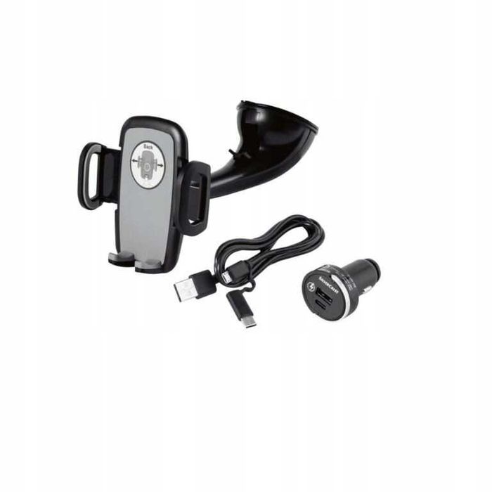 Uchwyt do telefonu z ładowarką i przewodami SilverCrest HIT