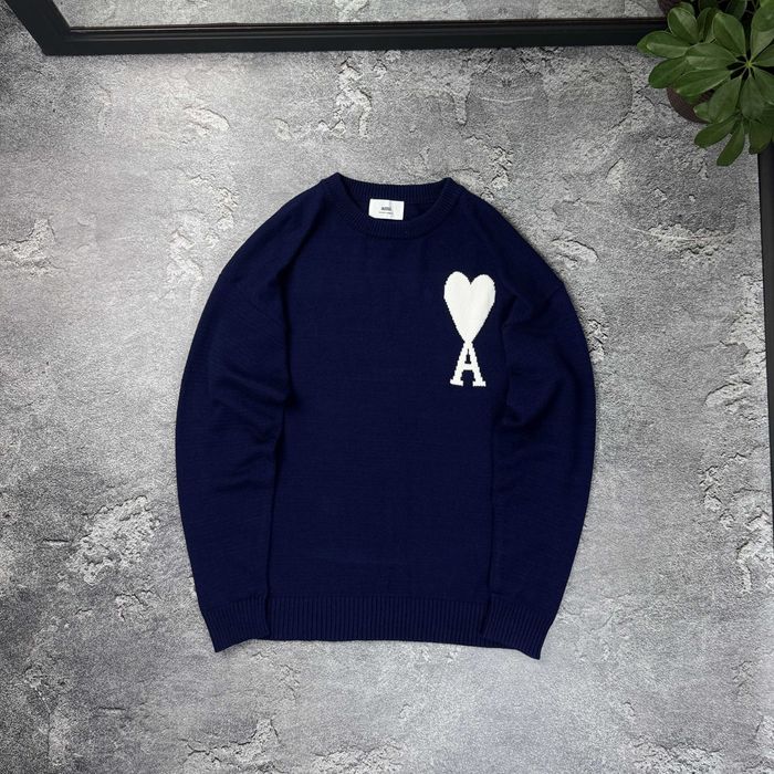 Светр AMI Paris з преміум бавовни кофта свитер ами