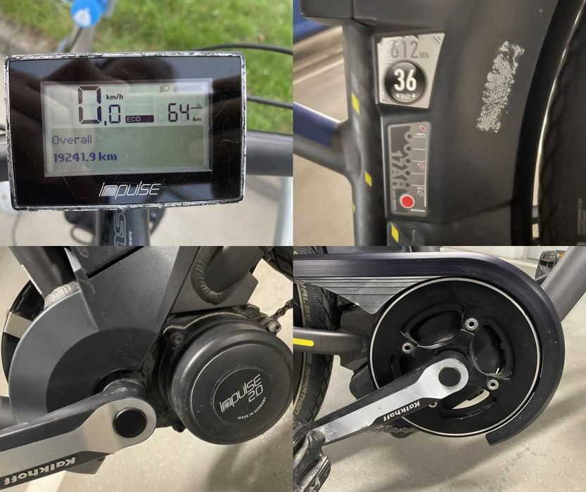 Rower elektryczny kalkhoff MEGA WYPASIONY hydraulika, duże tarcze