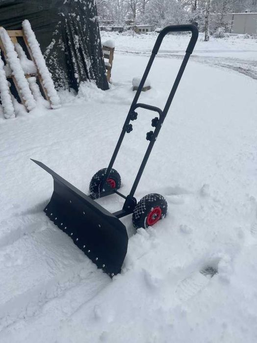 Łopata do Śniegu Pług Odśnieżarka Na Kółkach 75cm STALOWA |NOWA|