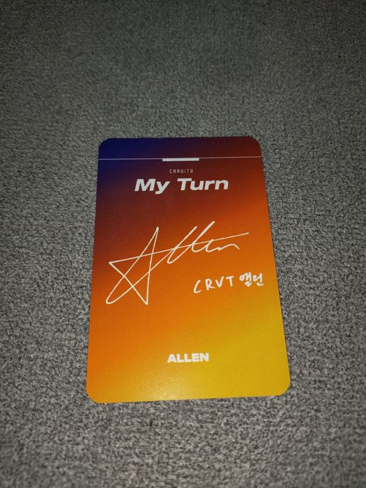 allen ma photocard kpop cravity
