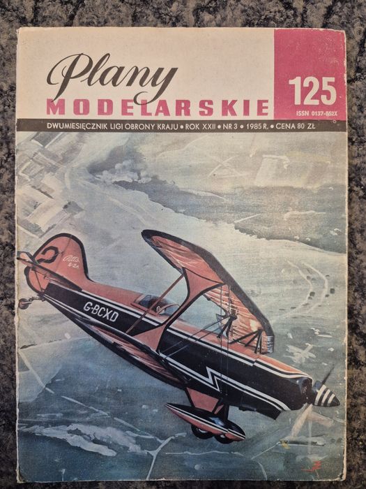 Plany Modelarskie nr 125 (3/1985) - niekompletne
