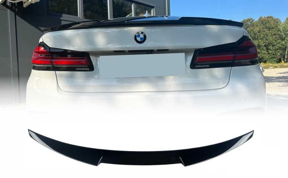 SPOJLER Lotka Dla BMW G30 ALA M4 Style SPOILER KLAPY Czarny połysk