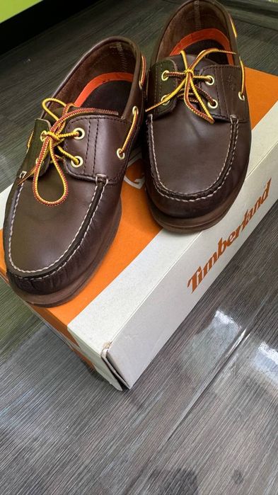 Продам шкіряні мокасини Timberland