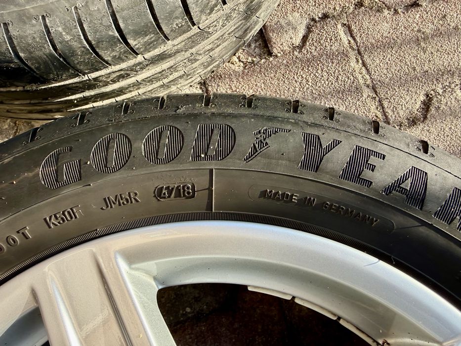 Felgi oryginalne audi 16 cali 205/55/16 letnie opony 6mm