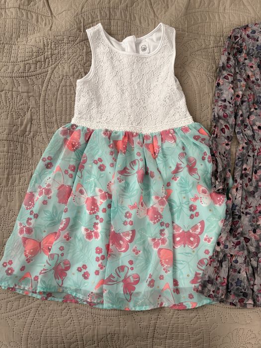 Paka ubranek dla dziewczynki 110/116 h&m, Zara - sukienki i inne