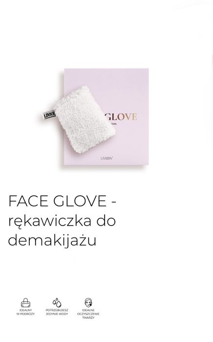 FACE GLOVE - Rękawiczka do demakijażu Livioon