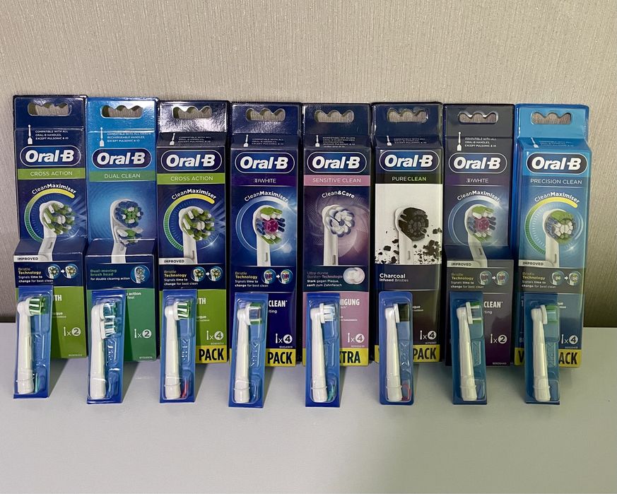 Оригінальні насадки Sensitive Oral-B Braun Німеччина до зубних щіток